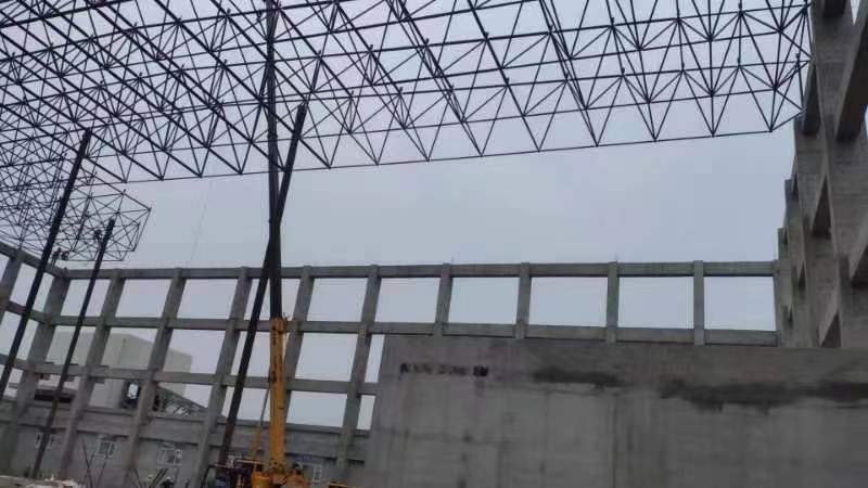 玻璃廠(chǎng)網(wǎng)架安裝項(xiàng)目